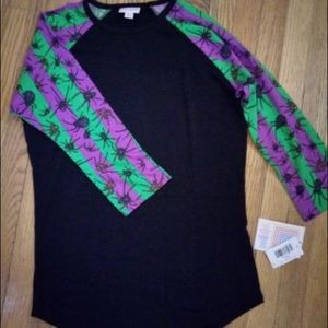 Lularoe Xs Randy Halloween spiders stripes new